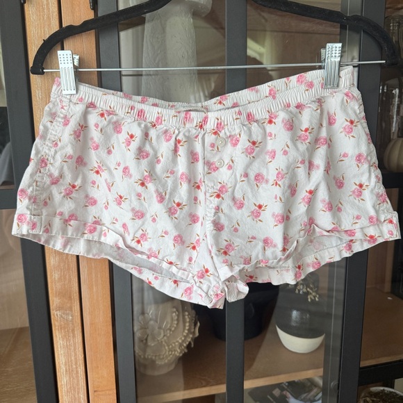 John Galt Brandy Melville Keira Boxer shorts micro mini roses print floral block - Picture 7 of 7